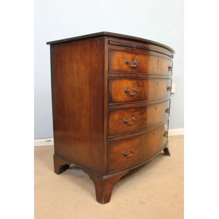 Antike britische Junggesellen Mahagoni Kommode ca 1920