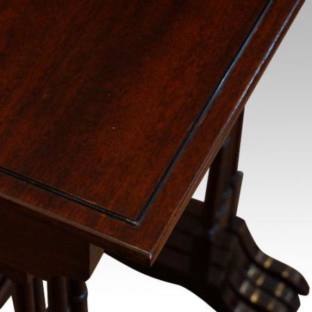 Edwardianische antike Mahagoni Beistelltische britisch ca 1910