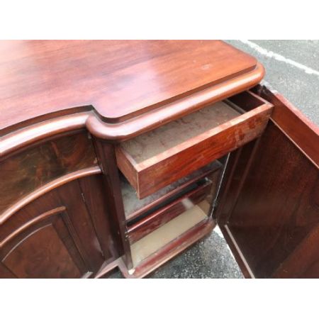 Viktorianisches antikes Mahagoni Sideboard britisch ca 1860