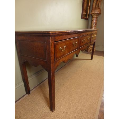 Georgianisches antikes Eichen Sideboard britisch ca 1770