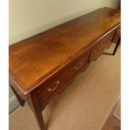 Georgianisches antikes Eichen Sideboard britisch ca 1770