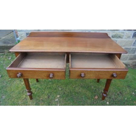 Viktorianischer britischer Mahagoni Beistelltisch antik ca 1860