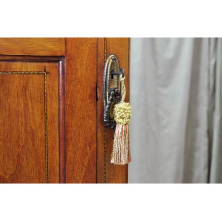 Edwardianischer antiker Mahagoni Kleiderschrank britisch ca 1890