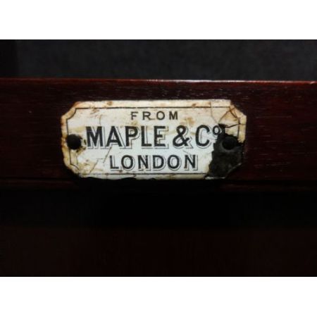 Antiker britischer Mahagoni Schrank Sideboard ca 1900