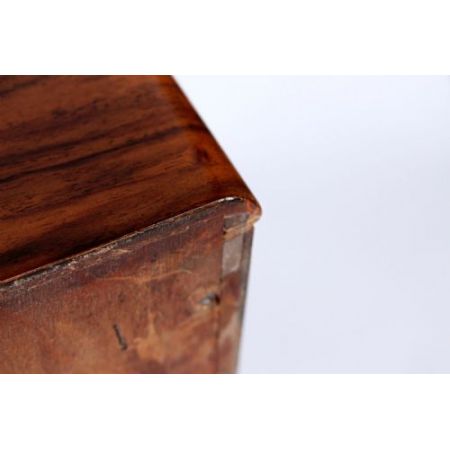 Antike britische Art Deco Nachtschränke Nussbaum Massivholz ca 1930