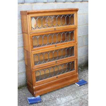 Edwardianischer antiker Eichen Bücherschrank Globe Wernicke ca 1890