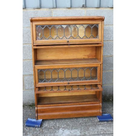 Edwardianischer antiker Eichen Bücherschrank Globe Wernicke ca 1890