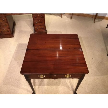 Georgianischer antiker Mahagoni Beistelltisch britisch ca 1750