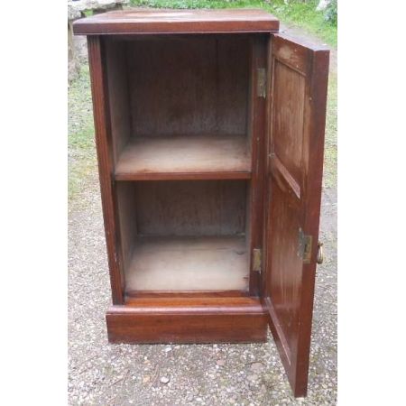 Edwardianischer antiker Mahagoni Nachtschrank britisch ca 1900