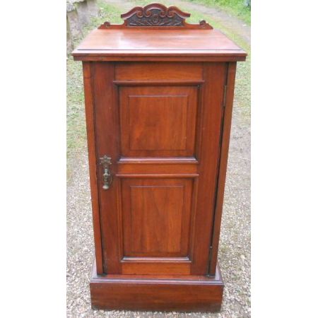 Edwardianischer antiker Mahagoni Nachtschrank britisch ca 1900