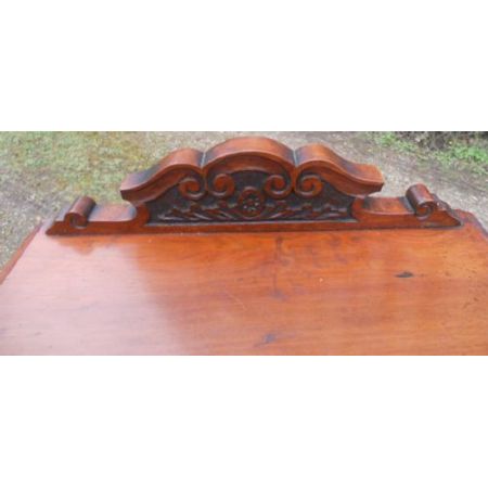 Edwardianischer antiker Mahagoni Nachtschrank britisch ca 1900