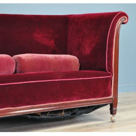 Antikes edwardianisches Sofa Stoffsofa englisch 1910