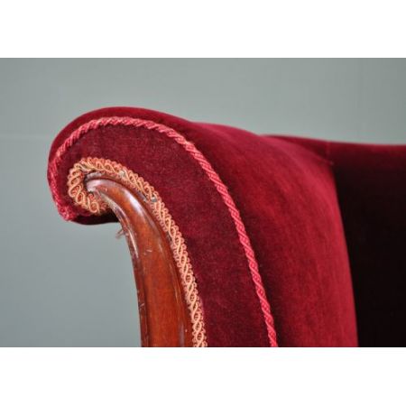 Antikes edwardianisches Sofa Stoffsofa englisch 1910