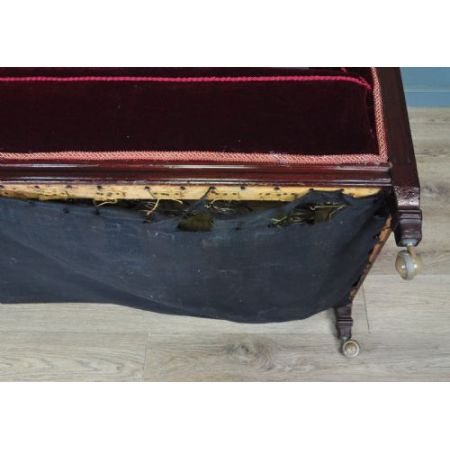 Antikes edwardianisches Sofa Stoffsofa englisch 1910