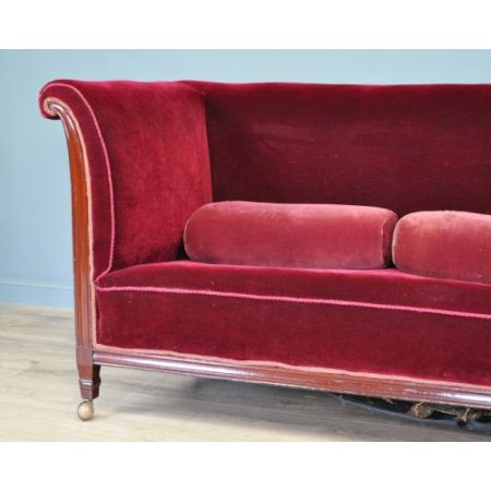 Antikes edwardianisches Sofa Stoffsofa englisch 1910