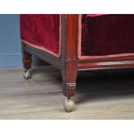 Antikes edwardianisches Sofa Stoffsofa englisch 1910