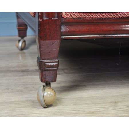 Antikes edwardianisches Sofa Stoffsofa englisch 1910