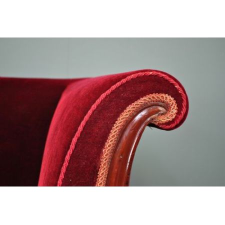 Antikes edwardianisches Sofa Stoffsofa englisch 1910