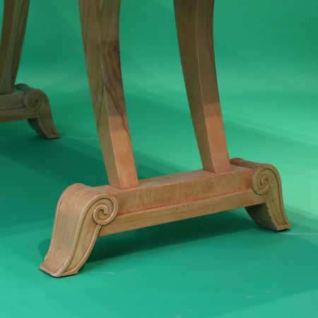 Antikes Set Art Deco Esstisch Massivholz Esszimmerstühle englisch ca 1930