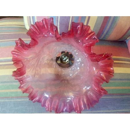 Edwardianische antike Deckenleuchte Bronze britisch ca 1890