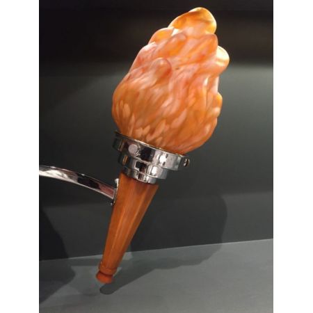 Antike Art Deco Wandlampe Bakelit britisch ca 1930