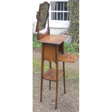 Edwardianischer antiker Frisiertisch Eiche Sideboard englisch ca 1900