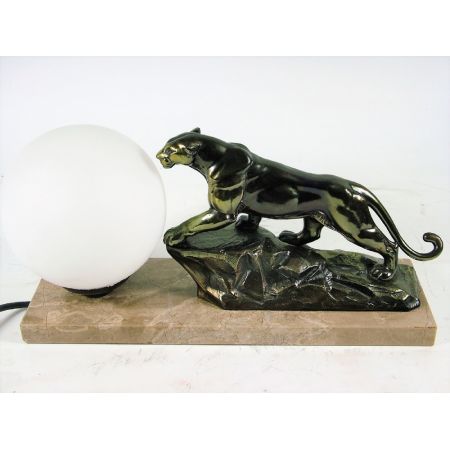 Französische Art Deco Tischlampe antik ca 1925