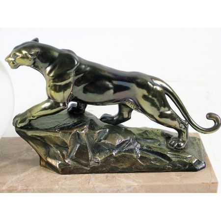 Französische Art Deco Tischlampe antik ca 1925