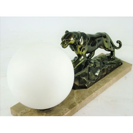 Französische Art Deco Tischlampe antik ca 1925