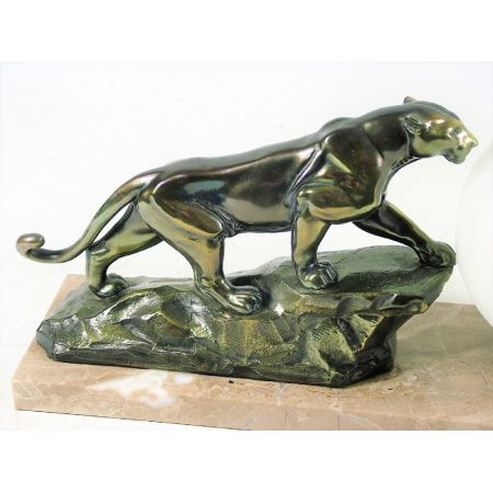 Französische Art Deco Tischlampe antik ca 1925