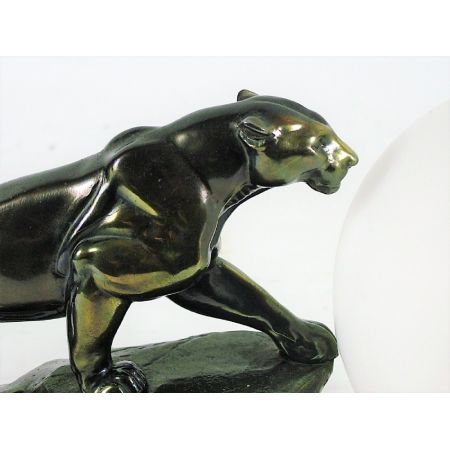 Französische Art Deco Tischlampe antik ca 1925