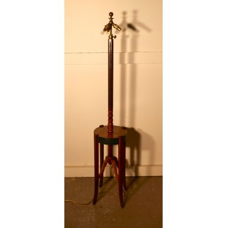 Antike Art Deco Stehlampe Messing britisch ca 1920