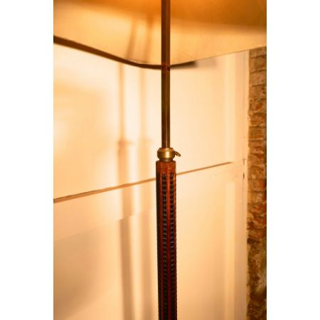 Antike Art Deco Stehlampe Messing britisch ca 1920