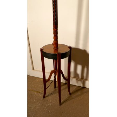 Antike Art Deco Stehlampe Messing britisch ca 1920