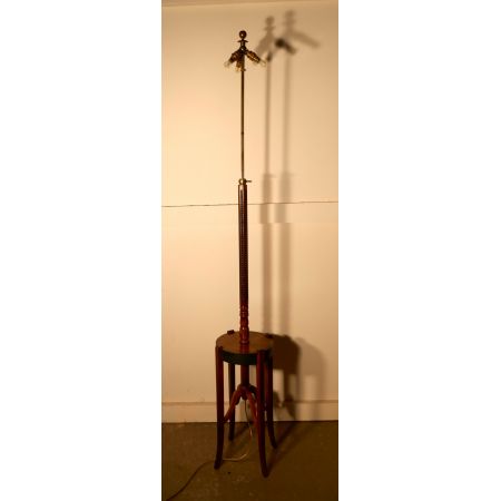 Antike Art Deco Stehlampe Messing britisch ca 1920