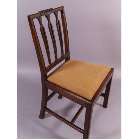 Georgianische britische Mahagoni Stühle Esszimmerstühle antik ca 1790