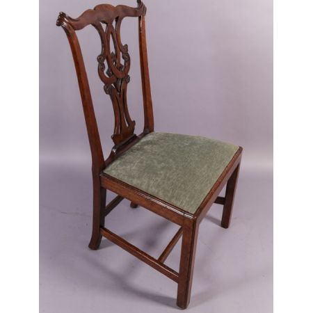 Georgianische antike Mahagoni Stühle britisch ca 1760