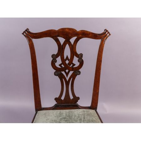 Georgianische antike Mahagoni Stühle britisch ca 1760