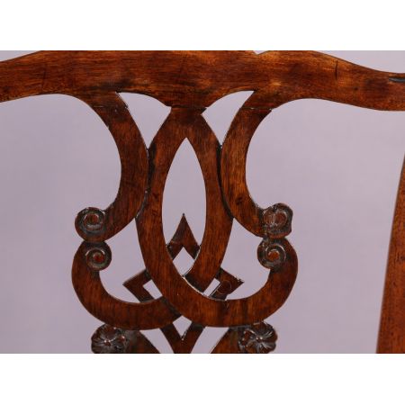 Georgianische antike Mahagoni Stühle britisch ca 1760