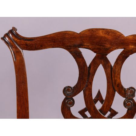 Georgianische antike Mahagoni Stühle britisch ca 1760