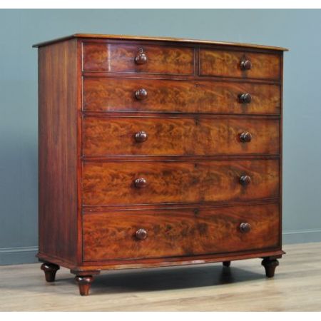 Antike viktorianische Mahagoni Kommode britisch ca 1860