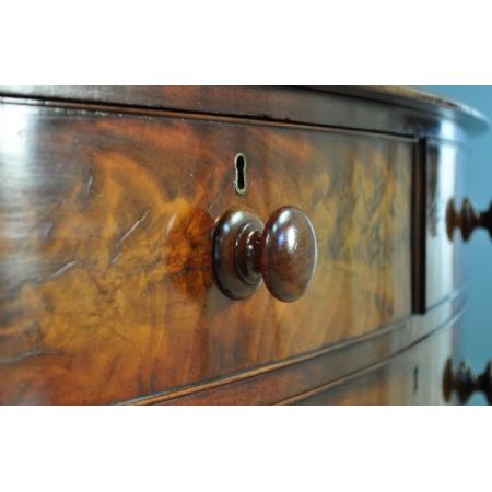 Antike viktorianische Mahagoni Kommode britisch ca 1860