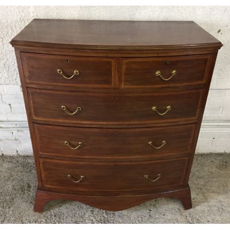 Edwardianische antike Mahagoni Kommode britisch ca 1890