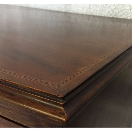 Edwardianische antike Mahagoni Kommode britisch ca 1890