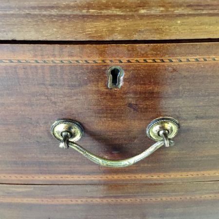 Edwardianische antike Mahagoni Kommode britisch ca 1890