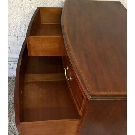 Edwardianische antike Mahagoni Kommode britisch ca 1890