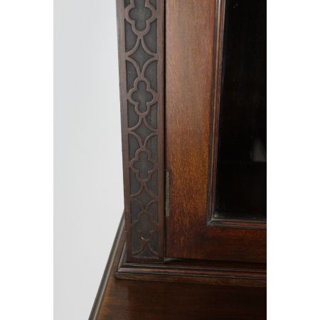 Edwardianischer antiker Mahagoni Bücherschrank britisch ca 1910