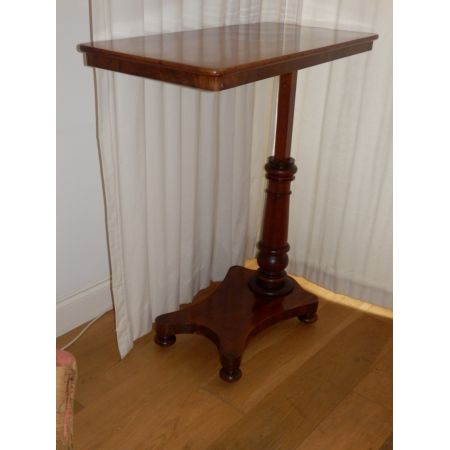 Viktorianischer antiker Mahagoni Beistelltisch englisch ca 1860