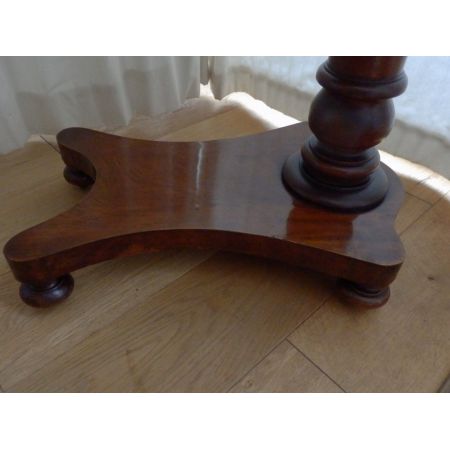 Viktorianischer antiker Mahagoni Beistelltisch englisch ca 1860