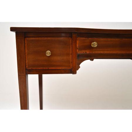 Edwardianischer antiker Mahagoni Schreibtisch britisch ca 1900